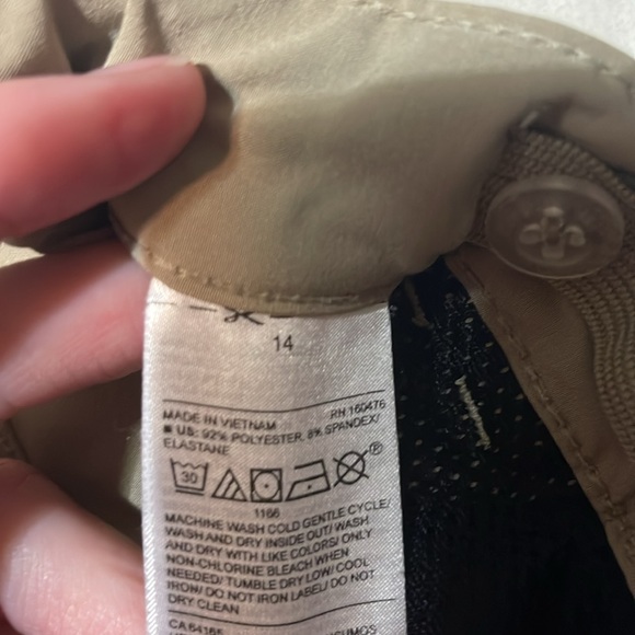 Boys Khaki Shorts Size 14 - Picture 4 of 7